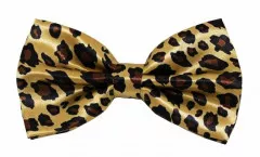 Leopard Print Bow Tie